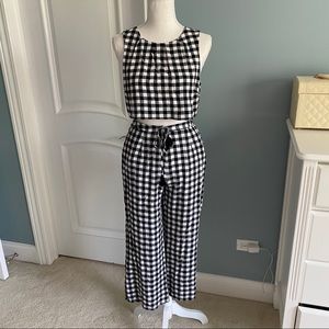 MAJORELLE Theo Gingham Pant and Top Set